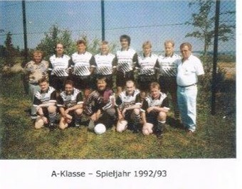 1992-1993: Saison in A-Klasse