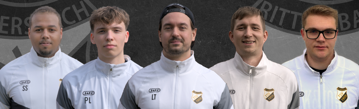 Neuzugänge beim TSV -> Verstärkung für die Rückrunde; von links: Steven Smith, Philipp Ludwig, Lukas Thiem, Leon Ilgen, Felix Biegerl